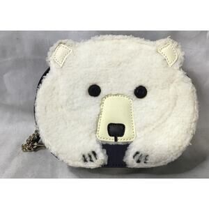Kate Spade New York Cold Comforts Polar Bear Crossbody Bag Women's EUC